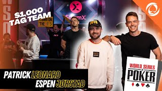 LEONARD AND JORSTAD GET THEIR FIRST BRACELETS | $1,000 Tag Team Winners | WSOP 2022